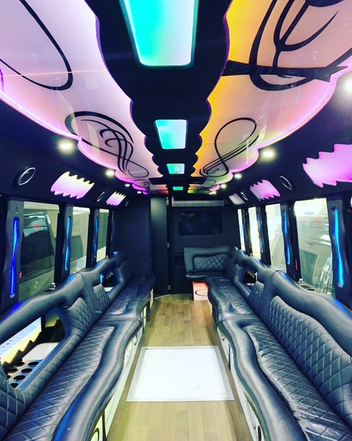 Luxury Party Bus Interior
